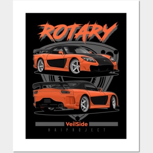 Mazda RX-7 Veilside Posters and Art